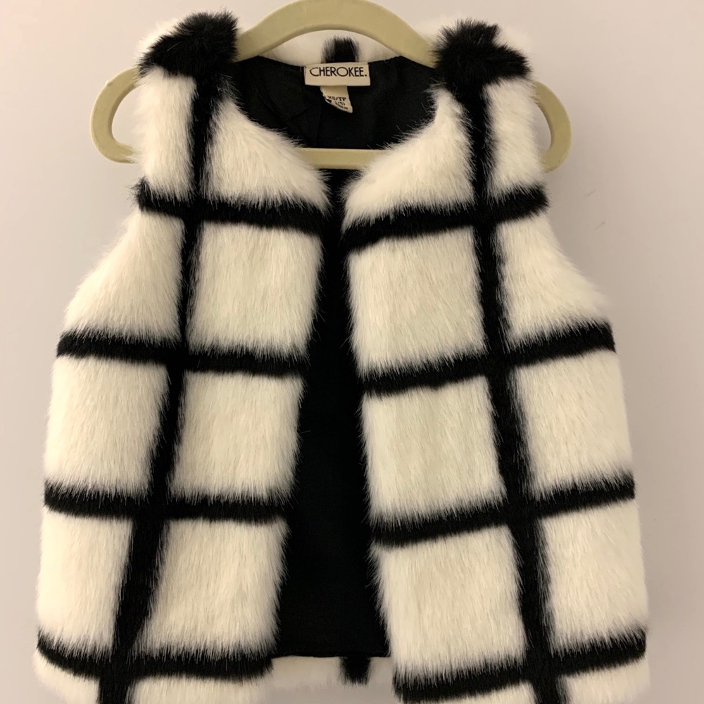 Chic faux fur vest for kids (xs — 3-5 year olds)
